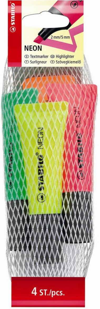 STABILO Neon Textmarker Mehrfarbig