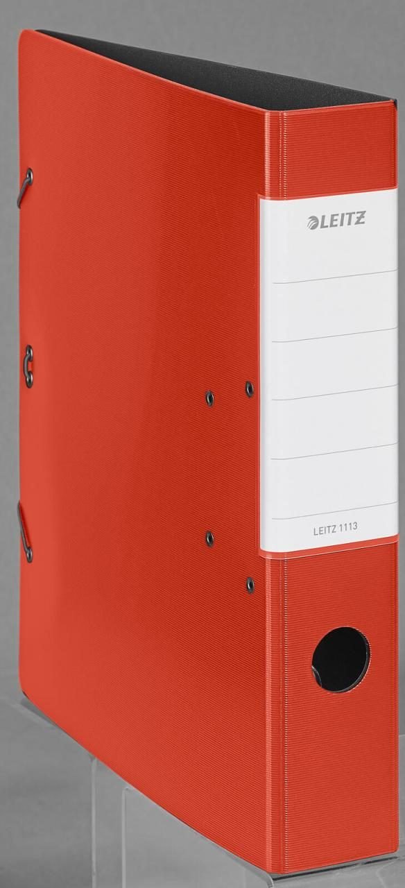 Thumbnail - LEITZ Ordner Rückenbreite 6.2 cm DIN A4 Kunststoff hellrot