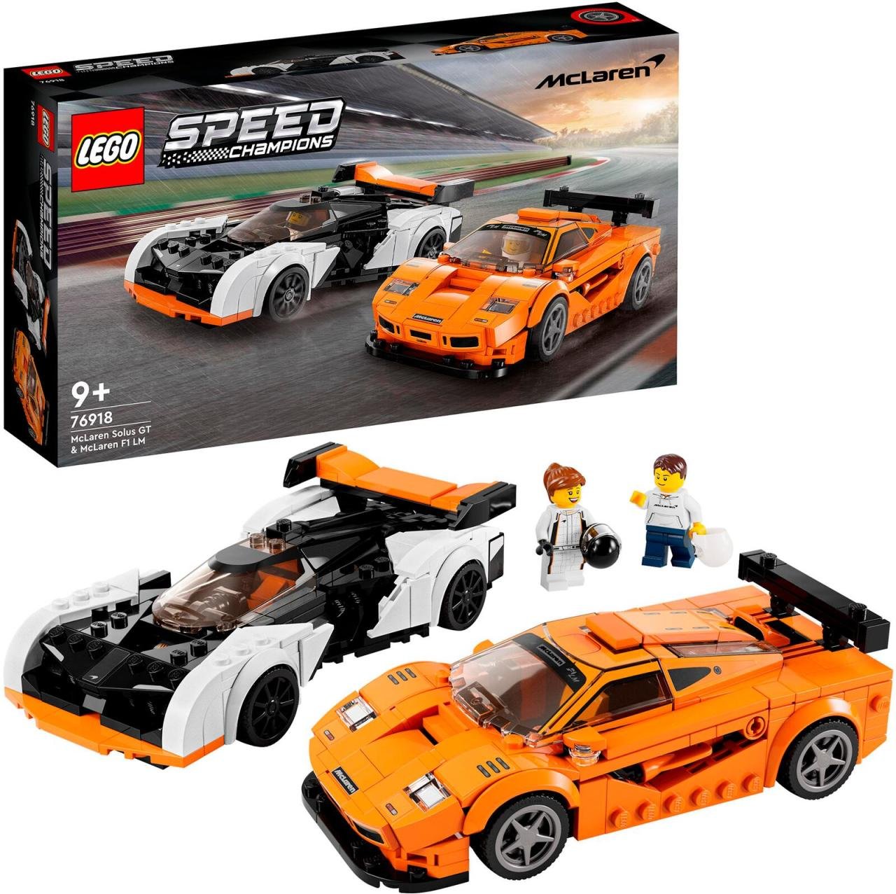 LEGO® Speed Champions McLaren Solus GT & McLaren F1 LM 76918