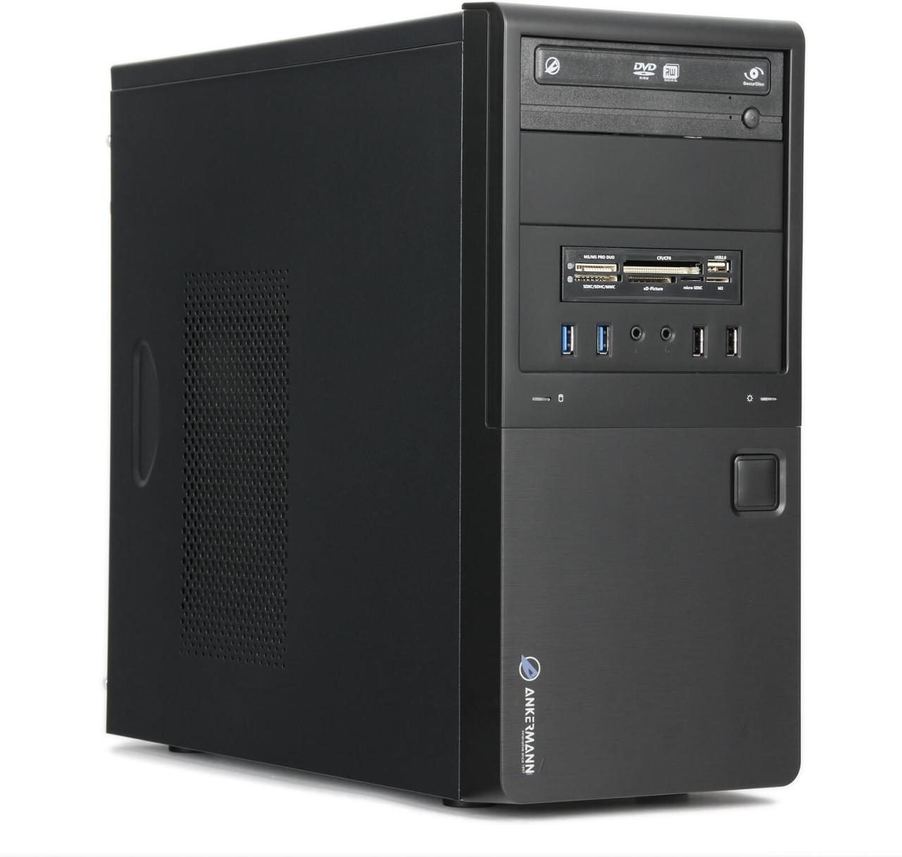 Thumbnail - Ankermann Business V2 Work Desktop PC, AMD Ryzen 5 5600G, 16GB RAM, 1TB M.2 SSD