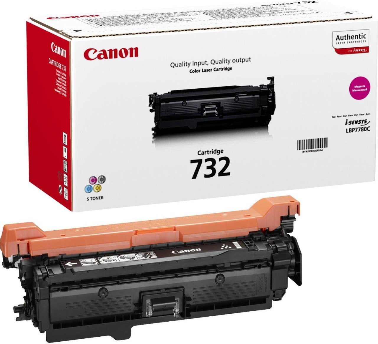 Canon Original Toner 732M magenta 6.400 Seiten (6261B002)