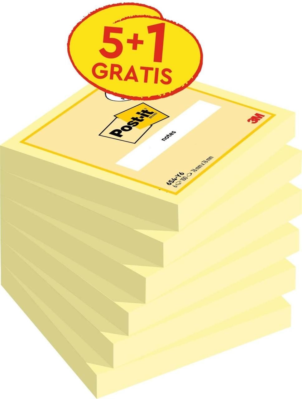 Post-it® Notes 654 Haftnotizen 7,6 x 7,6 cm