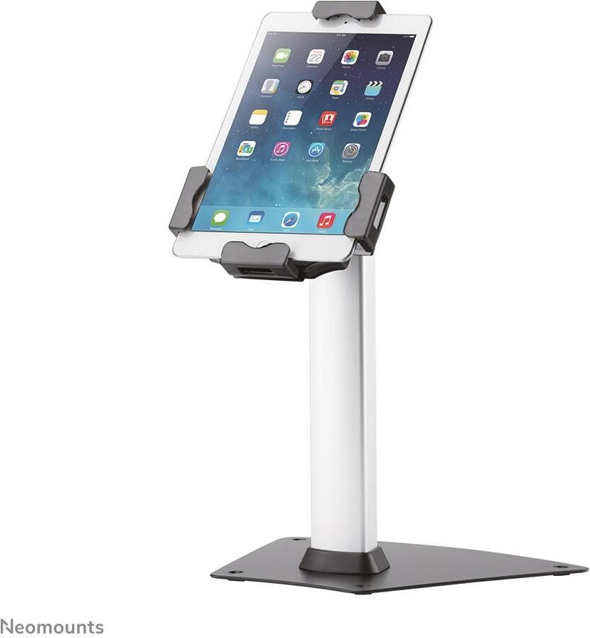 Neomounts Tablet-Ständer TABLET-D150SILVER für die meisten 7.9"-10.5" Tablets, abschließbar - Silber