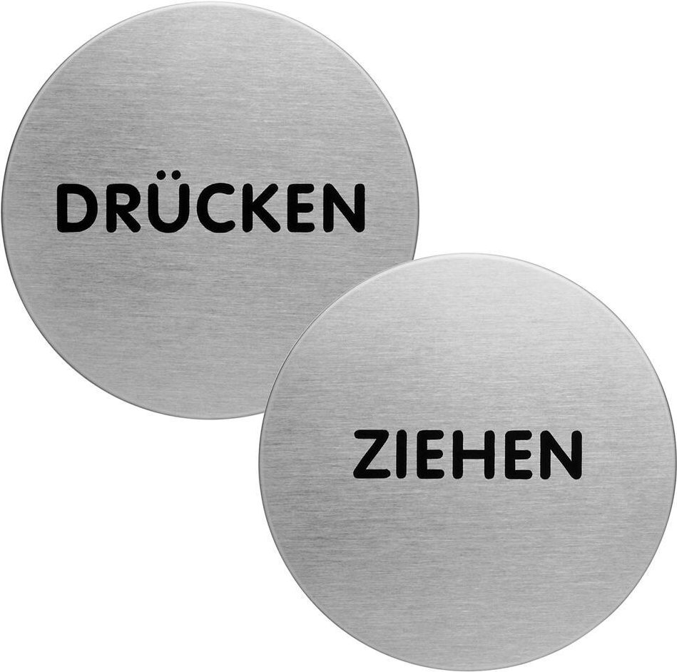 DURABLE Piktogramm Drücken 6.5 cm