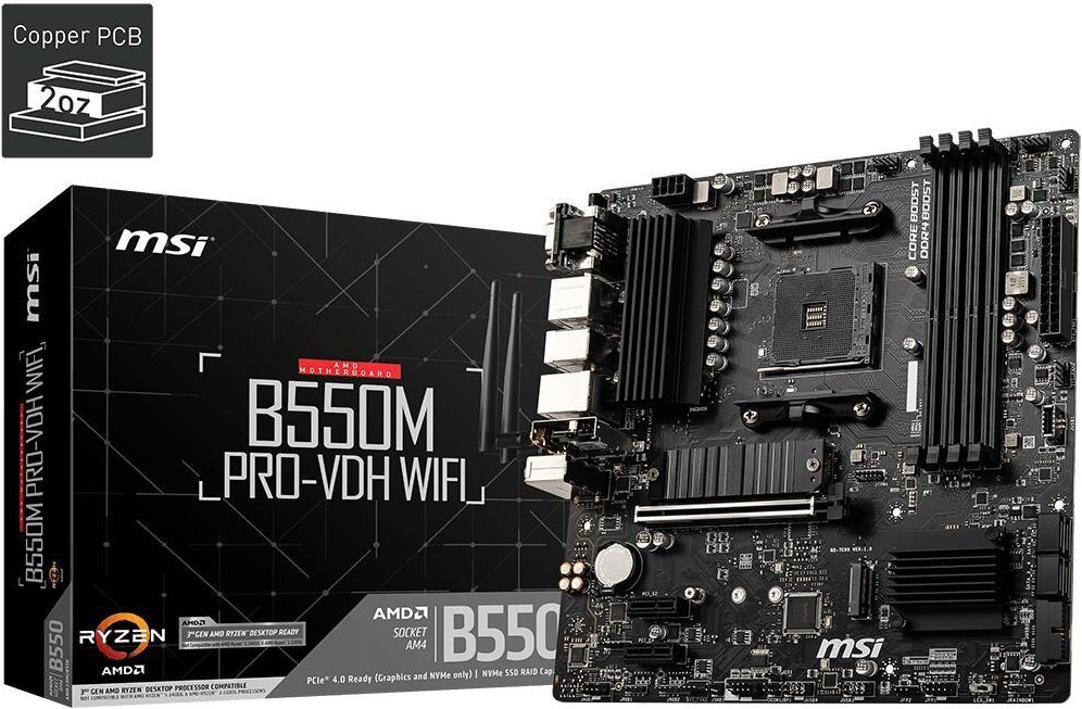 Thumbnail - MSI B550M Pro-VDH WIFI