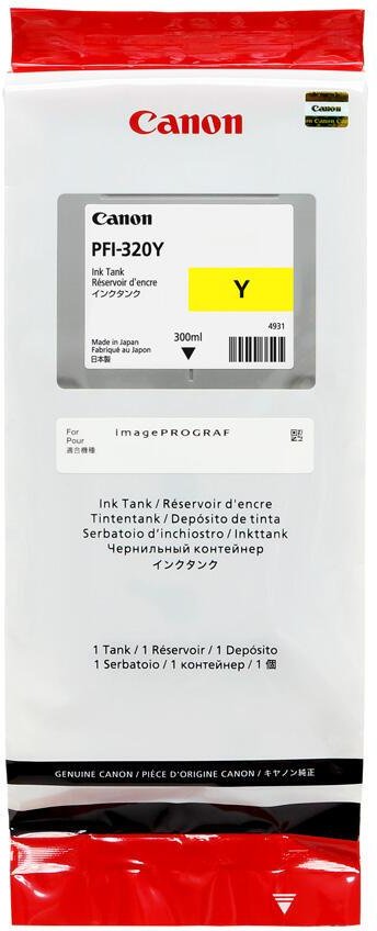 Canon Original PFI-320Y Druckerpatrone - gelb (2893C001)
