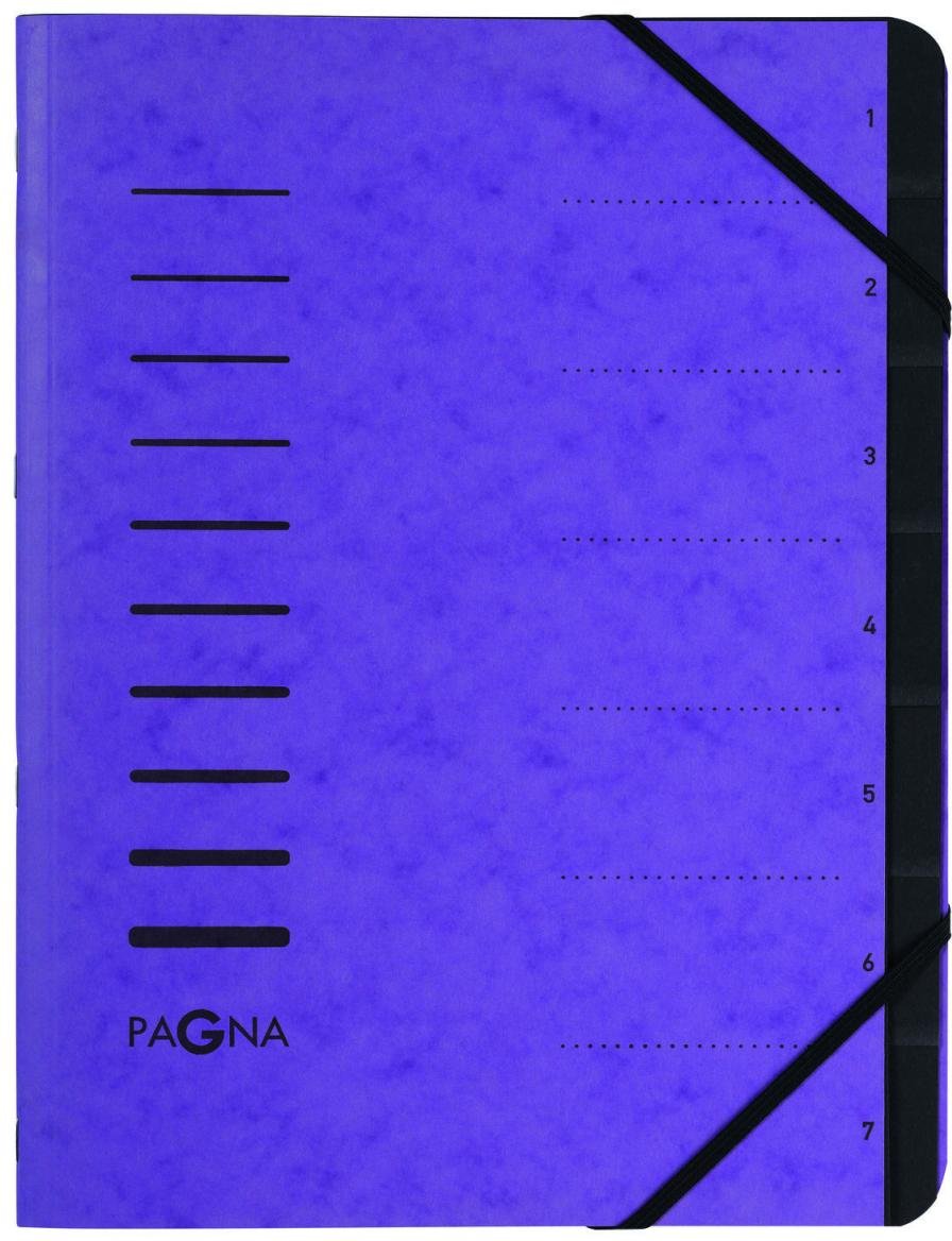 Thumbnail - PAGNA Ordnungsmappe DIN A4 7-Fach aubergine