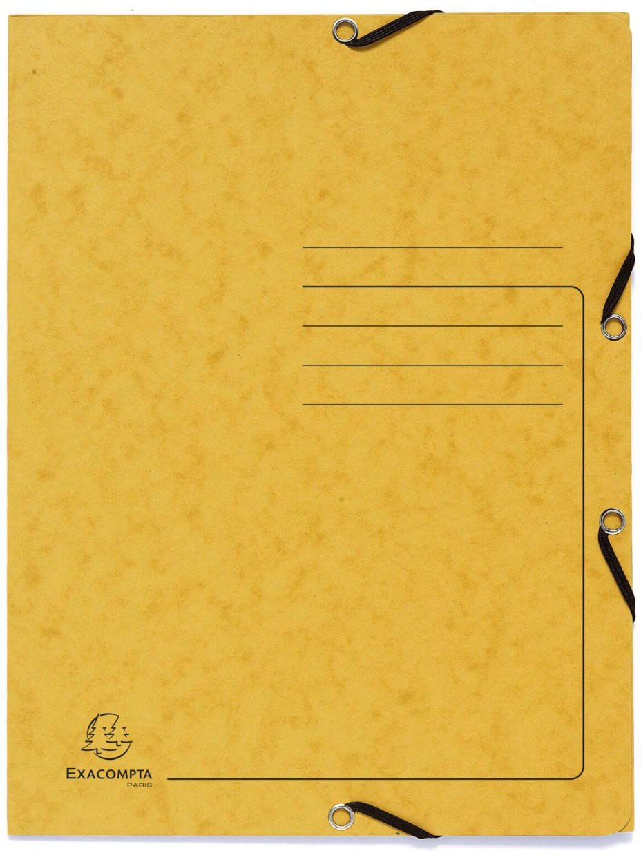 Exacompta Eckspanner DIN A4 1 x blau, gelb, rot