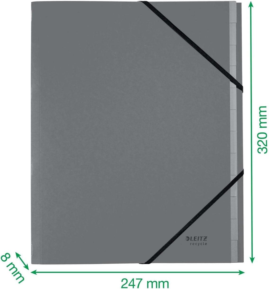 Thumbnail - LEITZ Ordnungsmappe DIN A4 12-Fach  blau