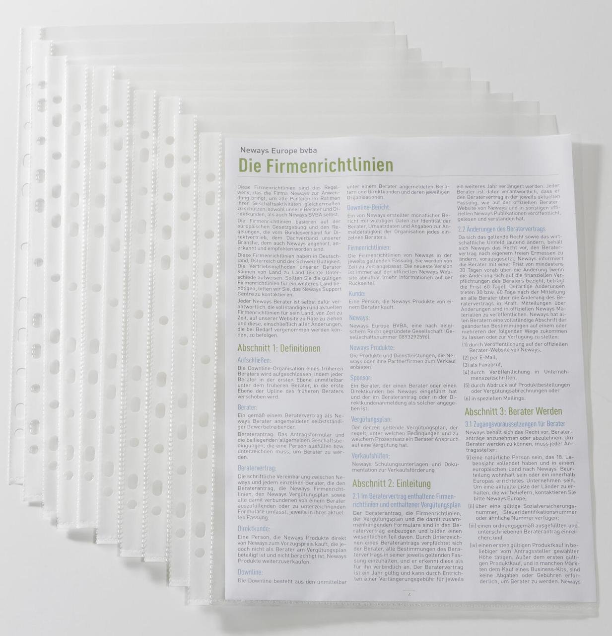 Thumbnail - RAPESCO® Prospekthüllen DIN A4 0.06 mm transparent