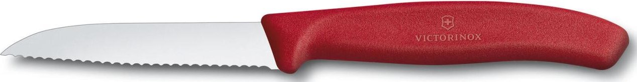 VICTORINOX Kochmesser silber, rot Molybdänstahl