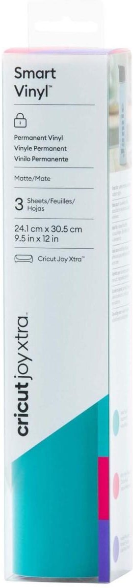 Cricut Vinylfolie permanent 24.1 cm x 30.5 cm 3 St. farbsortiert