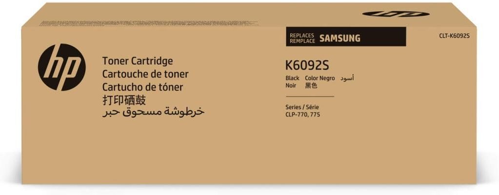 Samsung Original CLT-K6092S Toner schwarz 7.000 Seiten (CLT-K6092S/ELS) für CLP-770ND, 775ND