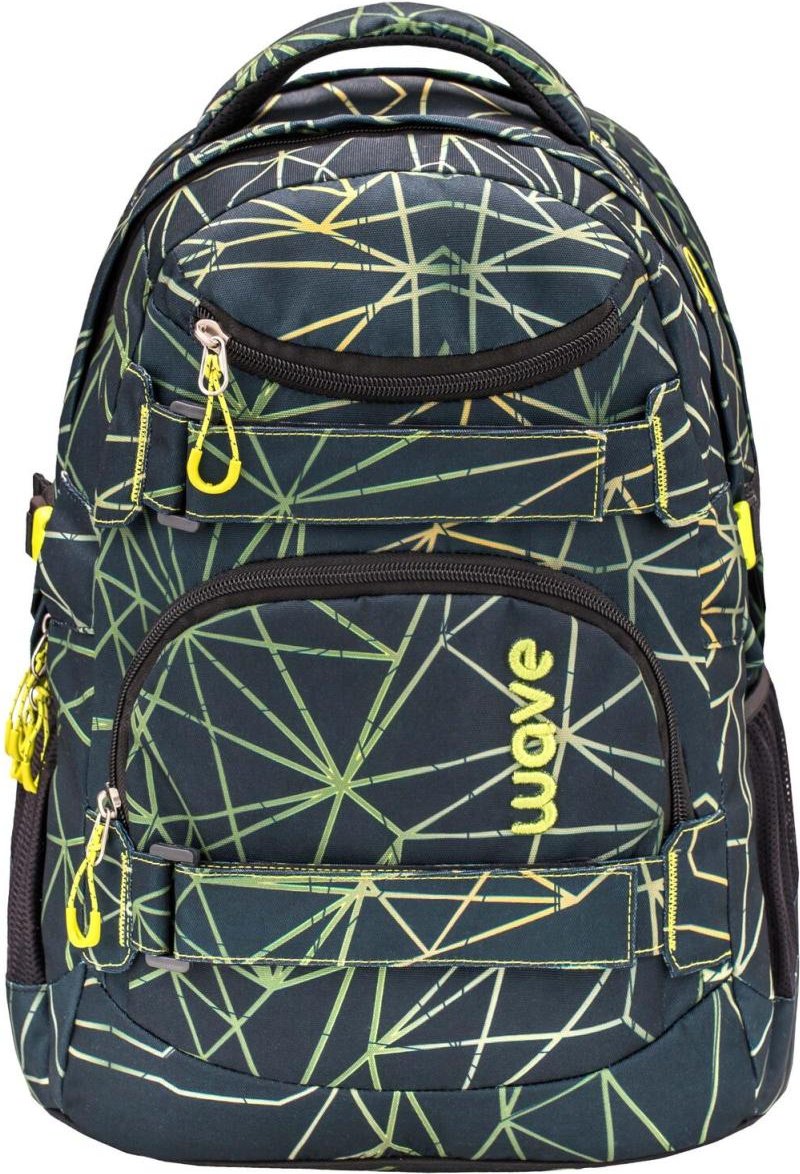 BELMIL® Schulrucksack Infinity Stripes Green grün/hellgrün bis 39,1 cm (15,4 Zoll)
