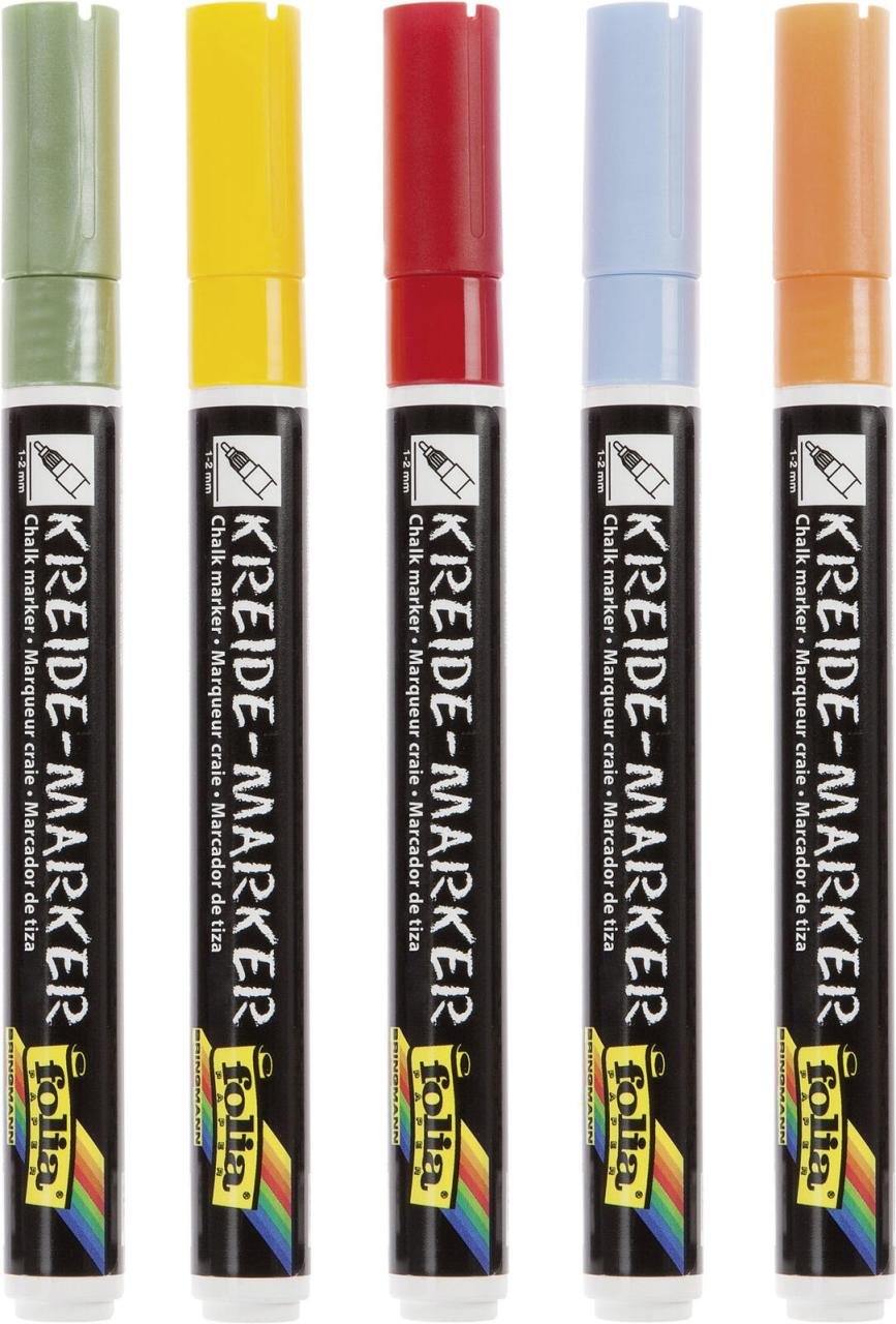 folia Pastel Dreams Kreidemarker 1.0 - 2.0 mm Mehrfarbig