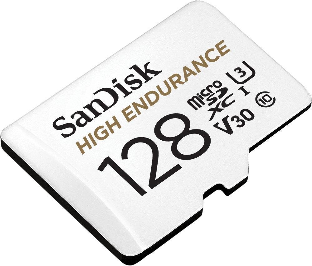 SanDisk High Endurance microSDXC Speicherkarte 128GB + SD Adapter