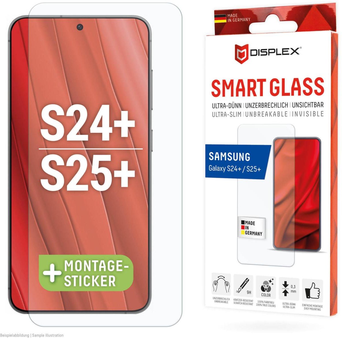 Thumbnail - DISPLEX Smart Glass Samsung Galaxy S24+/S25+