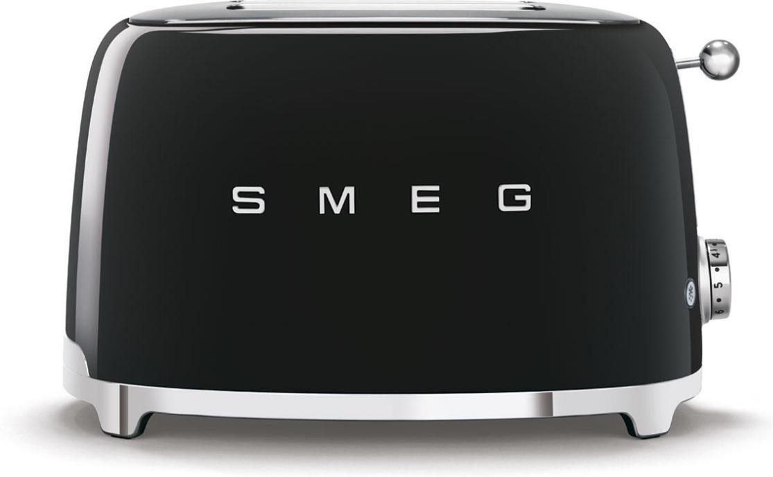 Thumbnail - SMEG Toaster 2-Schlitz kompakt 50's Style TSF01BLEU, Schwarz, Hochglanz