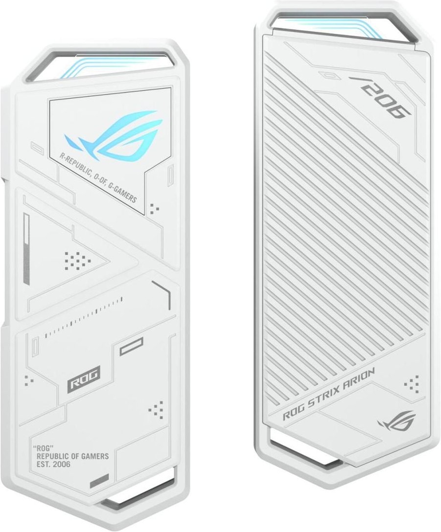 ASUS ROG STRIX Arion M.2 NVMe-SSD-Gehäuse, White Edition