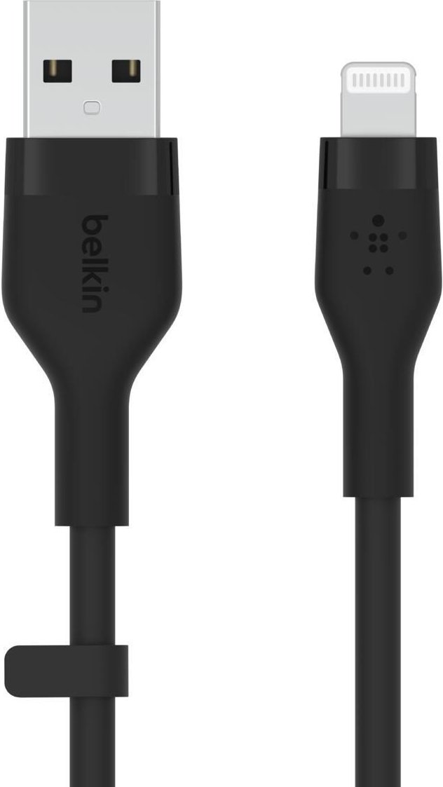 Belkin BoostCharge Flex USB-A Kabel mit Lightning Connector (2m, Schwarz)