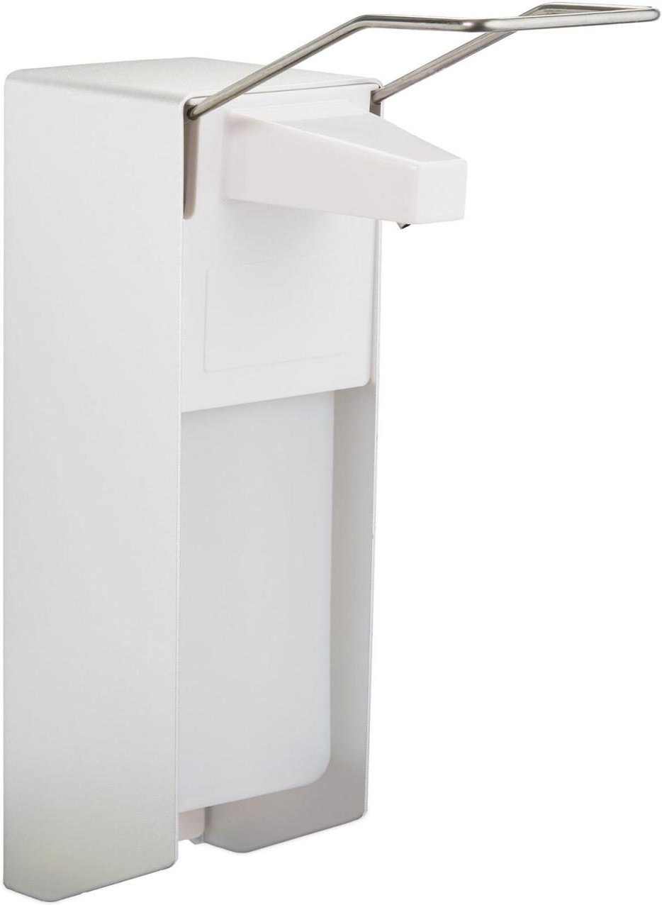 relaxdays Desinfektionsspender 1,0 l silber