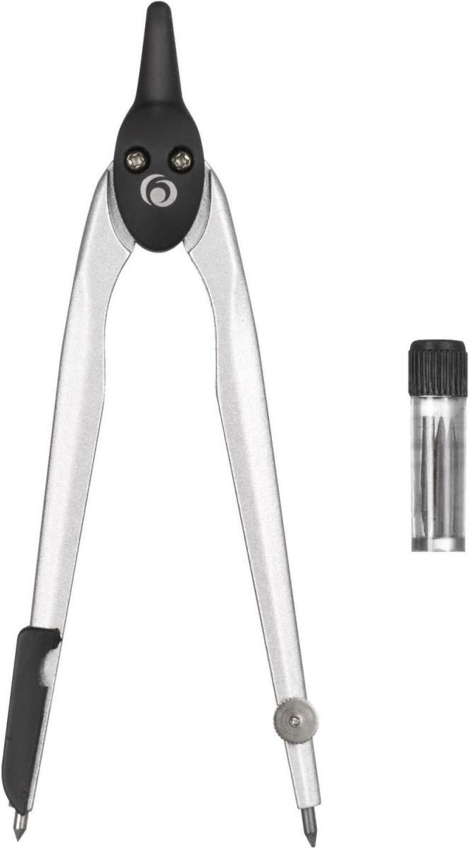 herlitz Zirkel schwarz, silber