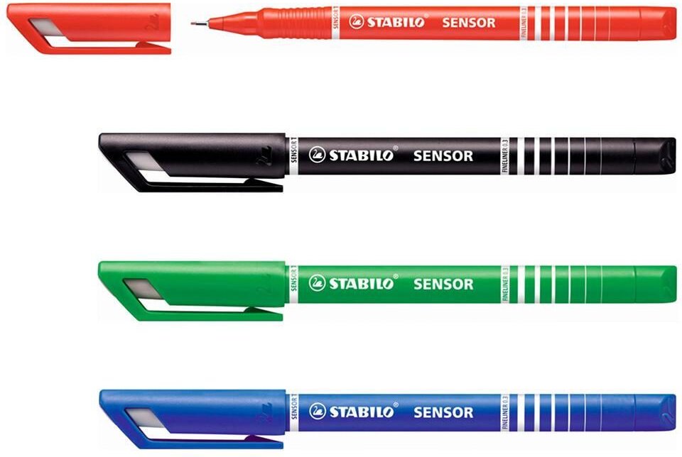STABILO Sensor Fineliner 0.3 mm Mehrfarbig