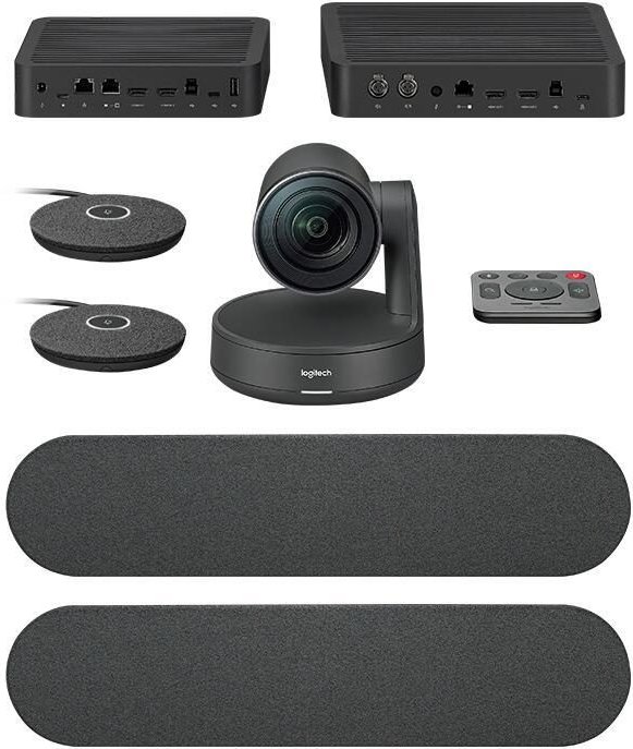 Logitech Rally Plus Hochwertiges Ultra-HD ConferenceCam System mit automatischer Kamerasteuerung