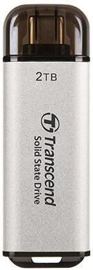 Transcend ESD300 Externe SSD 2 TB, silber