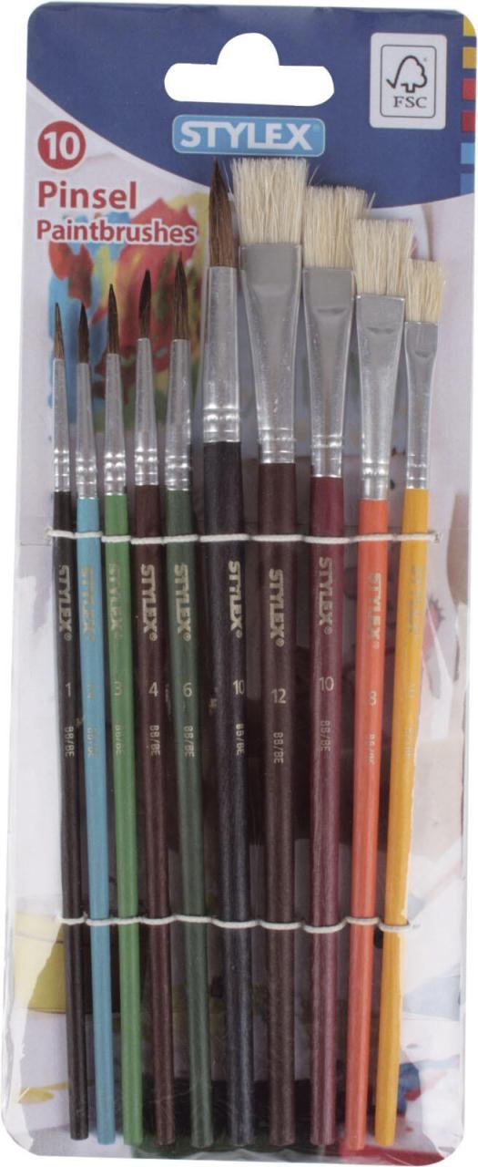 TOPPOINT Pinsel-Set 10-teilig