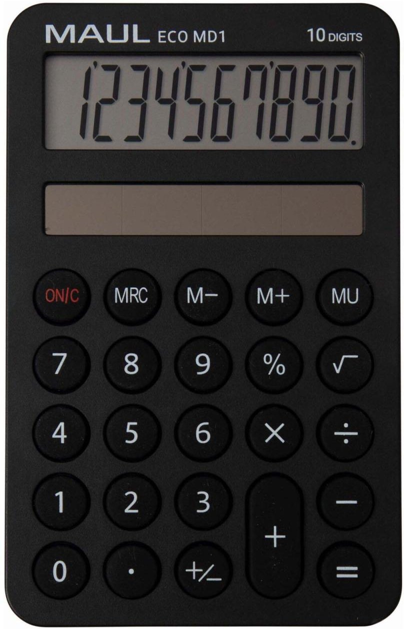 MAUL Taschenrechner ECO MD 1 schwarz