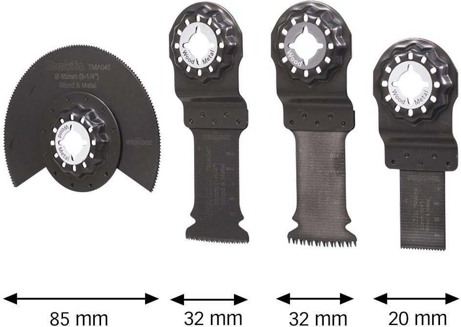 makita B-67480 Tauchsägeblätter-Set 4 St.