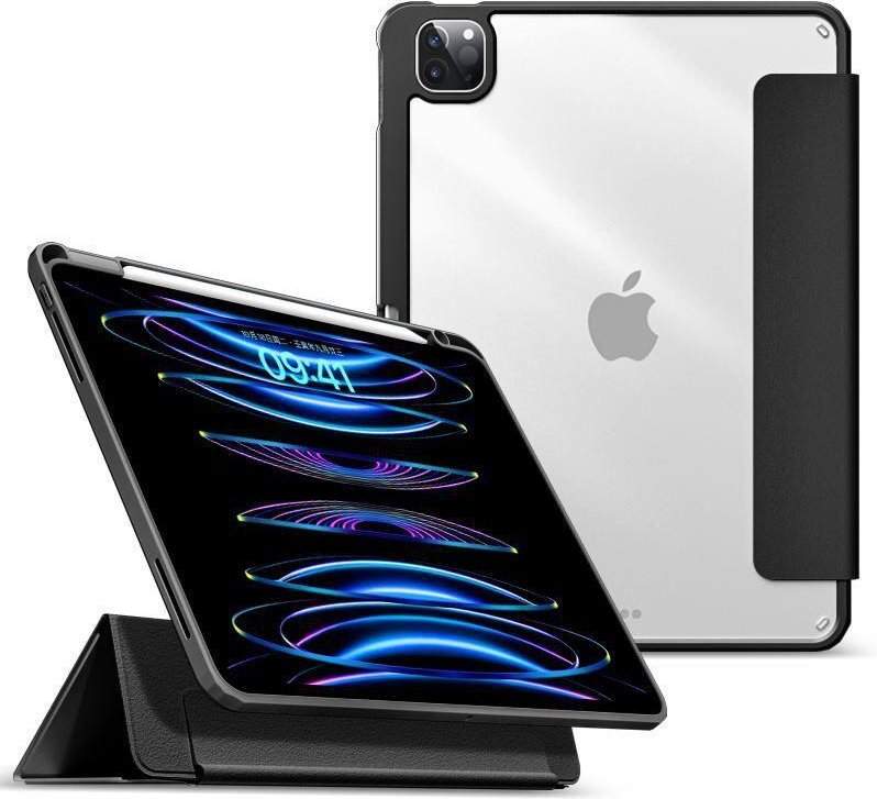 eSTUFF Boston Flip-Hülle für das Apple iPad Pro der 5. Generation, 12.9" - Black (Bulk)
