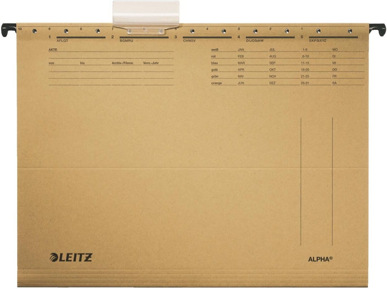 LEITZ ALPHA® 1915 Hängemappen naturbraun