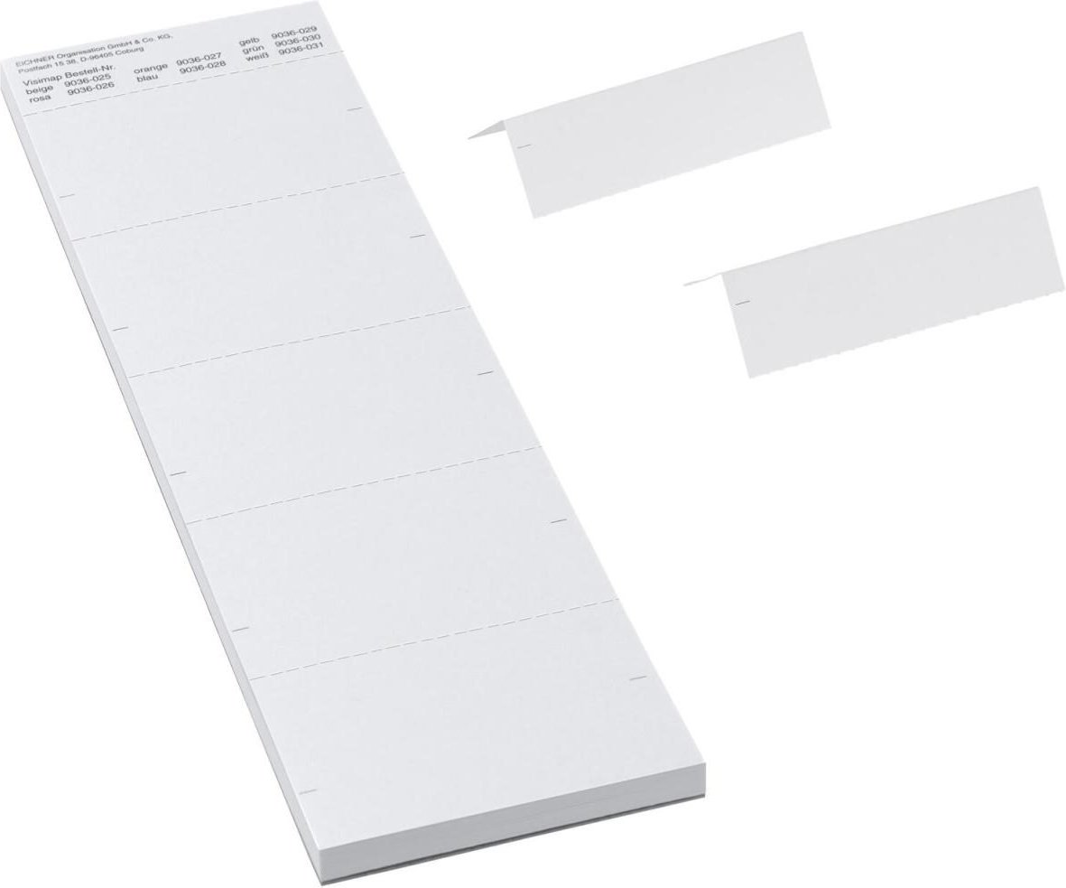 EICHNER Beschriftungsschilder für Hängeregister 6,7 x 2,0 cm
