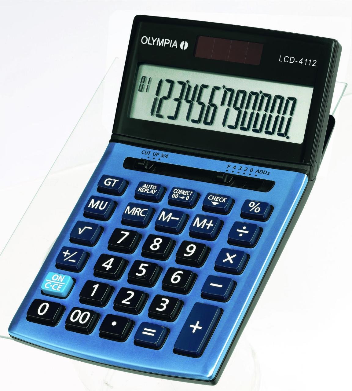 Thumbnail - OLYMPIA Tischrechner LCD-4112 stahlblau/schwarz