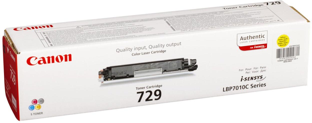 Canon Original Toner 729Y gelb 1.000 Seiten (4367B002)
