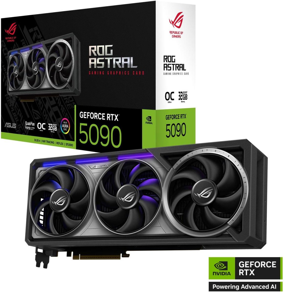 ASUS ROG-ASTRAL-RTX5090-O32G-Gaming Grafikkarte