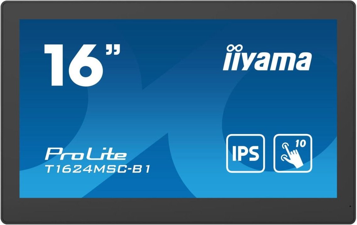 Thumbnail - iiyama Monitor ProLite T1624MSC-B1 Touch-LED-Display 39,5 cm (15,6")