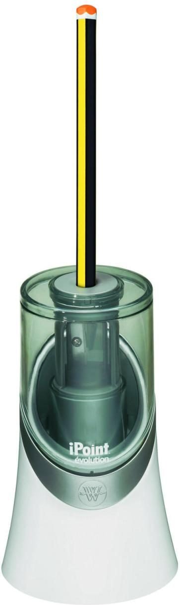 WESTCOTT elektrischer Anspitzer weiß/transparent