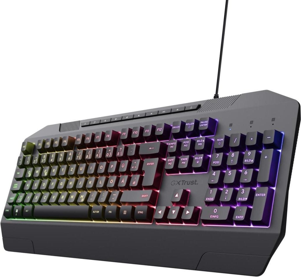 Trust GXT 836 Evocx Gaming-Tastatur, DE Layout