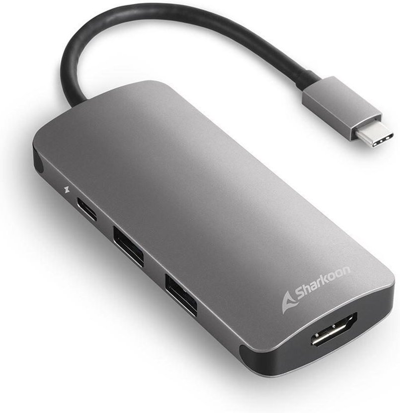 Thumbnail - Sharkoon USB Type-C Multiport Adapter