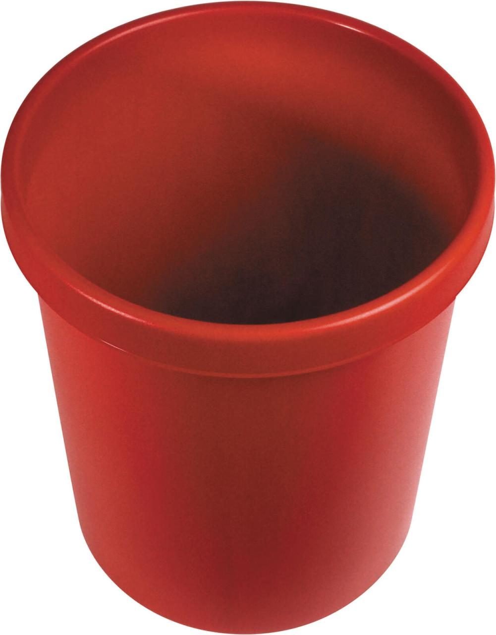 Thumbnail - helit Papierkorb 30,0 l rot