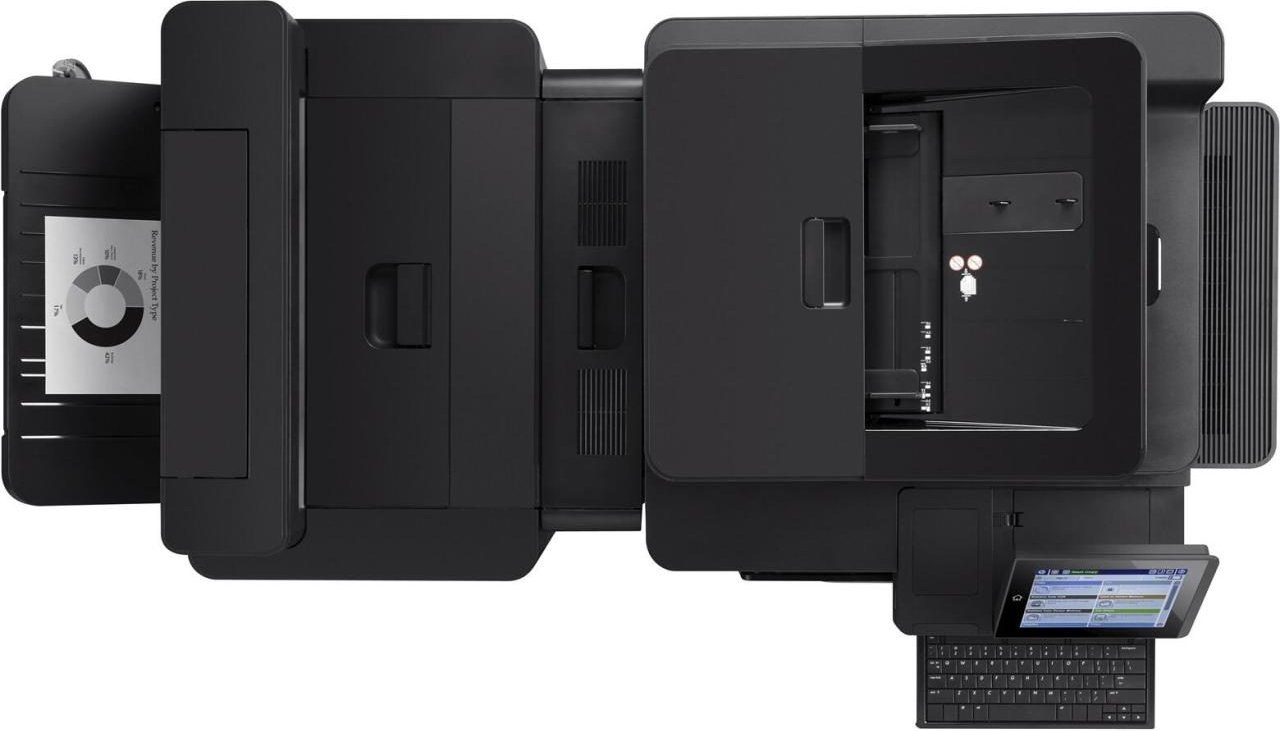 Sichern Sie sich jetzt 300 Euro Trade In Prämie. HP LaserJet Enterprise Flow M830z Laser-Multifunktionsgerät s/w