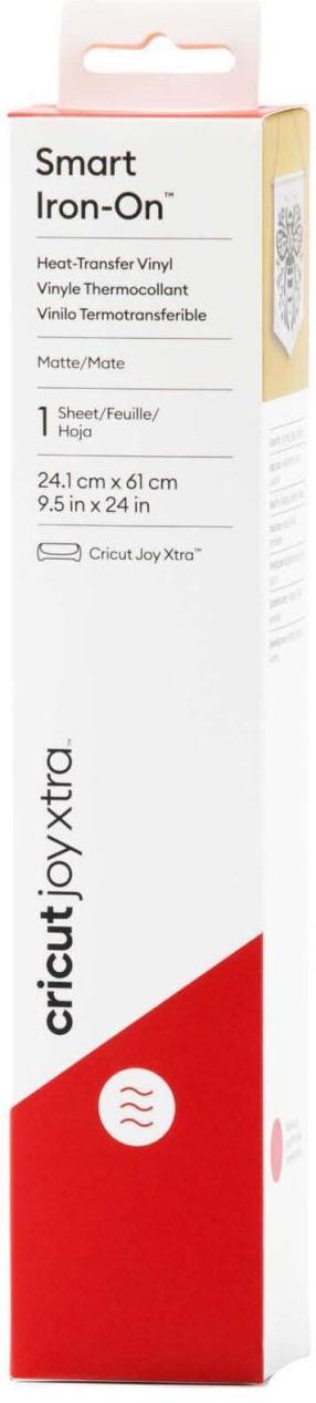 Cricut Aufbügelfolie 24.1 cm x 60.9 cm rot matt