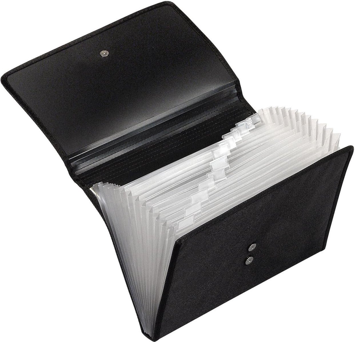 VELOFLEX Fächermappe DIN A4 12-Fach schwarz