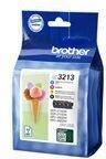 Brother Original LC-3213 Druckerpatronen 4er Multipack BK/C/M/Y (LC3213VALDR)