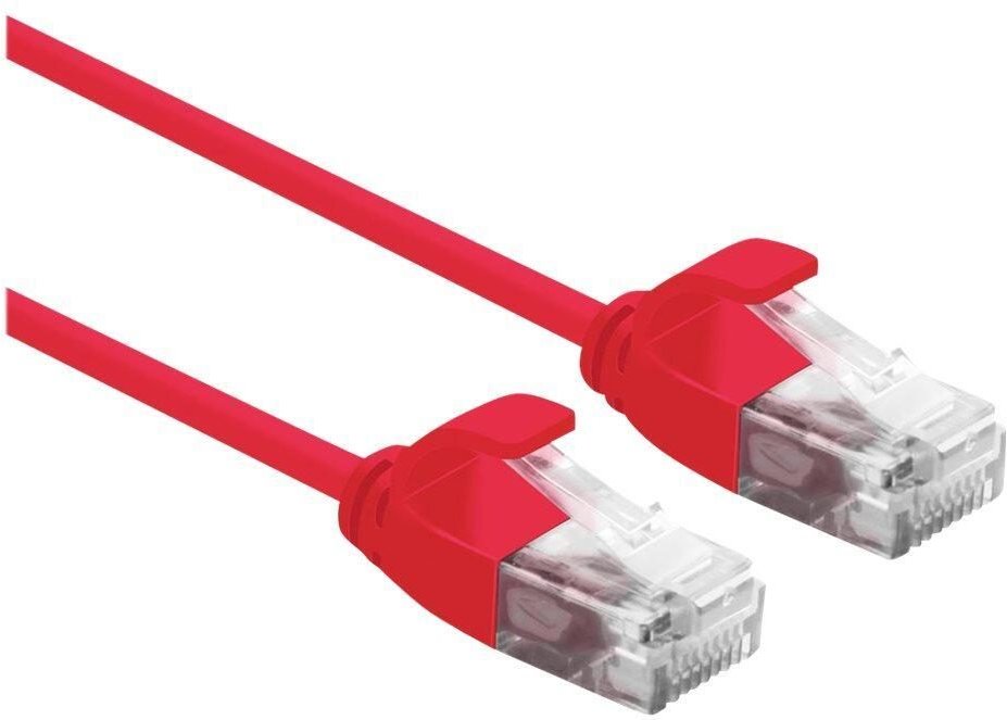 Roline Patch-Kabel RJ-45 (M) zu RJ-45 (M) 1 m UTP CAT 6a rot (21.15.3913)