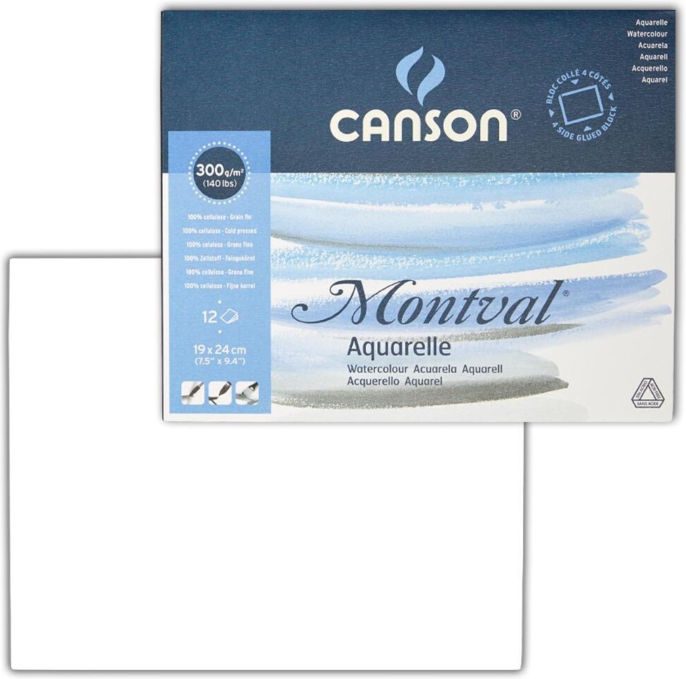Thumbnail - canson Aquarellblock 12 Blatt