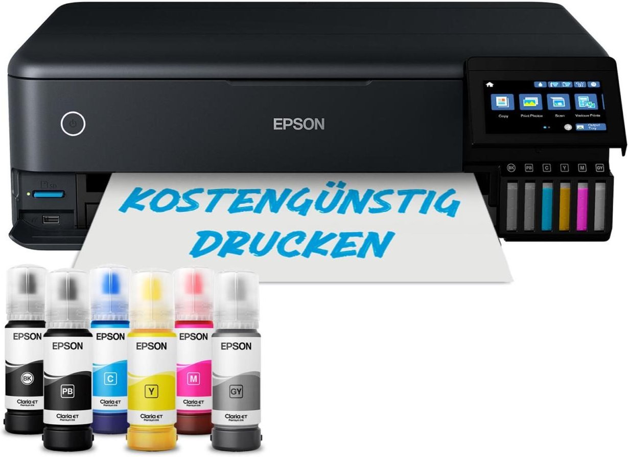 Thumbnail - 3 Jahre erweiterbare Garantie gratis nach Registrierung* Epson EcoTank ET-8550 A3-Tintentank-Multifunktionsdrucker